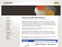 Tablet Screenshot of blog.liveleader.com